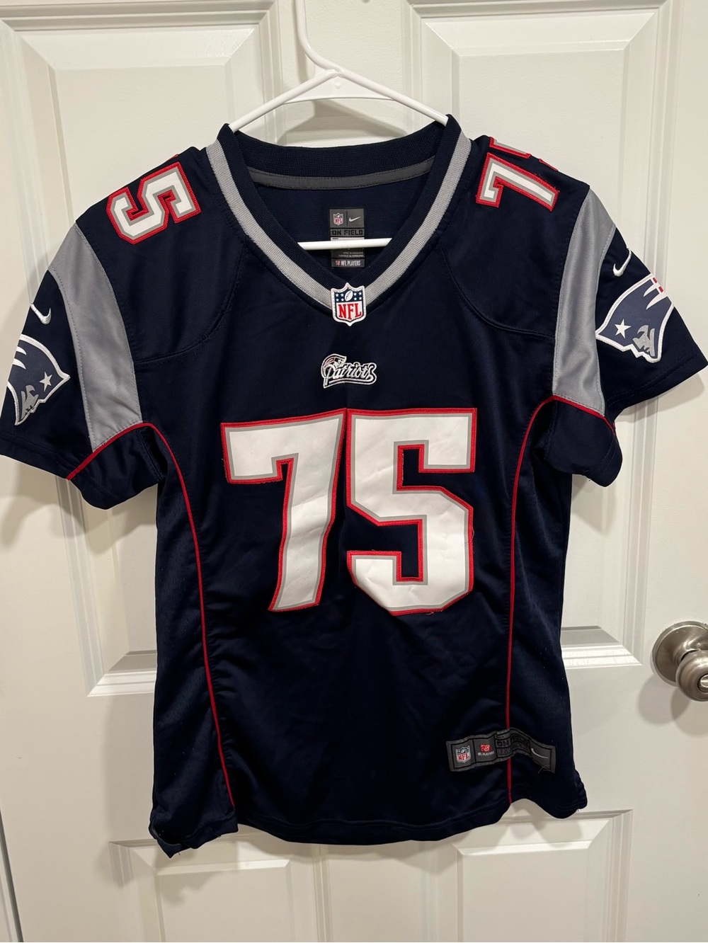 Nike New England Patriots Vince Wilfork #75 Football Jersey Boys U.S. Large